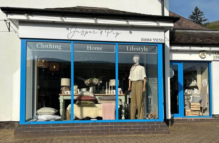 Clothing and home shop front