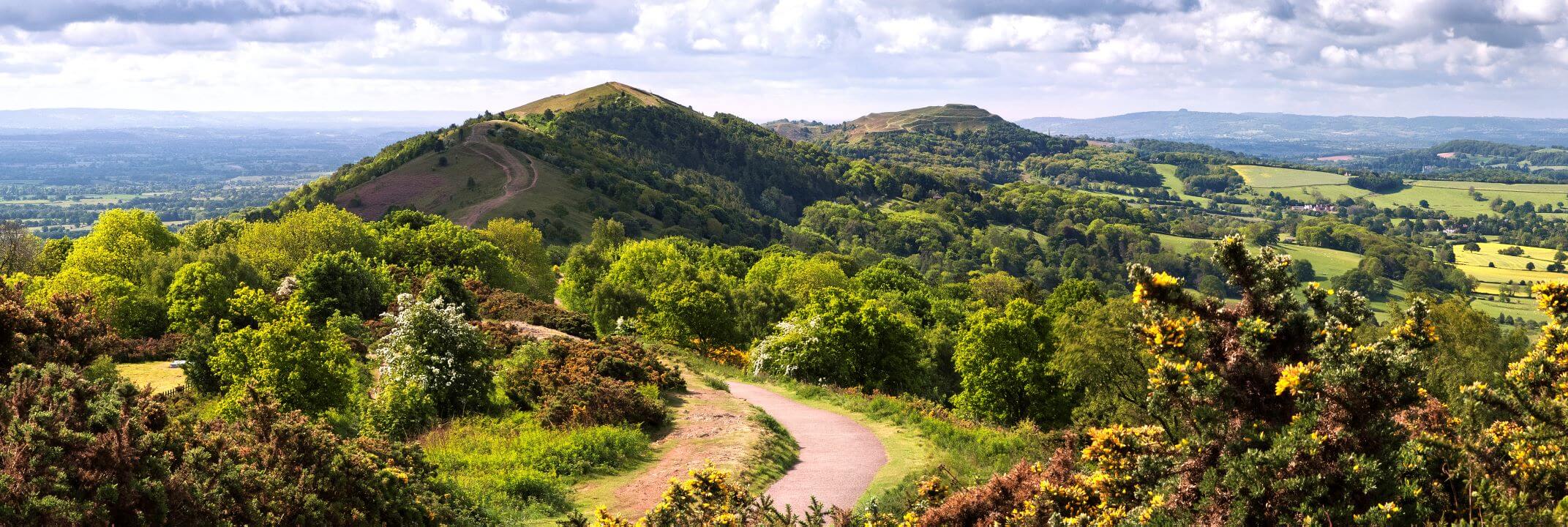 The Malvern Hills on a Spring Morning